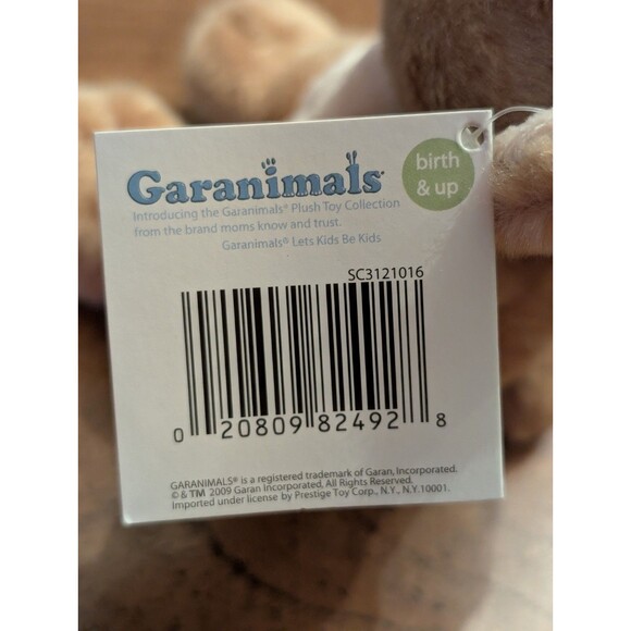 NWT Garanimals Tan Teddy Bear Plush Brown 2010 Stuffed Animal Lovey 82497 7" - Picture 3 of 12